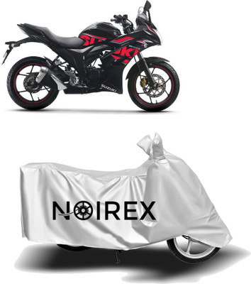 NOIREX Two Wheeler Cover for Suzuki(Gixxer SF, Silver)