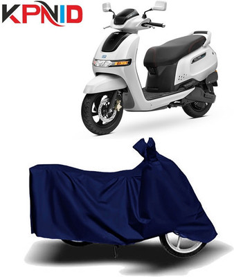 KPNID Waterproof Two Wheeler Cover for TVS(iQube, Blue)