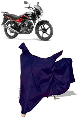 Amexride Two Wheeler Cover for Yamaha(YBR 110, Blue)