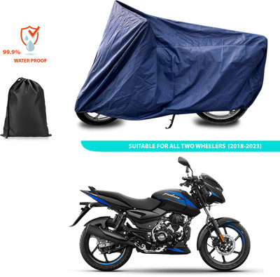 PAGORA Waterproof Two Wheeler Cover for Bajaj(Pulsar 125, Blue)