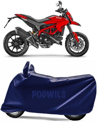 PODWILS Two Wheeler Cover for Ducati(Hyperstrada, Blue)