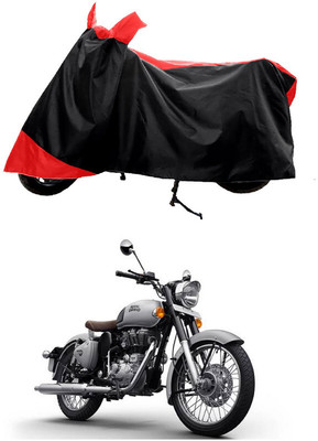 GROFATIK Two Wheeler Cover for Royal Enfield(Classic 350, Red)