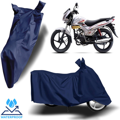 ROYAL AUTO MART Waterproof Two Wheeler Cover for Mahindra(Centuro, Blue)