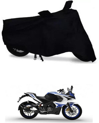 APNEK Waterproof Two Wheeler Cover for Bajaj(Pulsar RS200 BS6, Black)