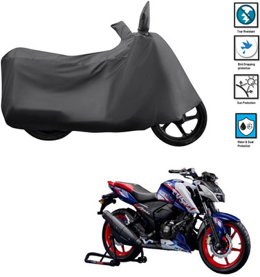 CODOKI Waterproof Two Wheeler Cover for TVS(Apache RTR 165 RP, Grey)