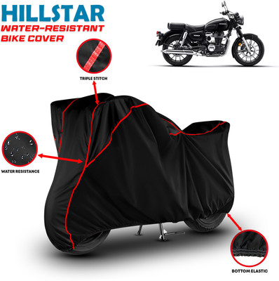 HILLSTAR Waterproof Two Wheeler Cover for Honda(CB350RS, Black, Red)