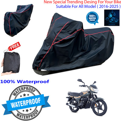 OliverX Waterproof Two Wheeler Cover for Bajaj(CT 100, Black)