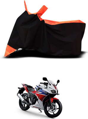 VESMEI Two Wheeler Cover for Honda(CBR300R, Orange)