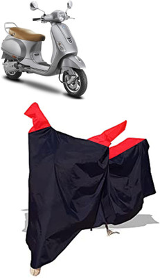 Amexride Two Wheeler Cover for Vespa(VXL 125 BS6, Black)