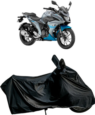 Autofly Waterproof Two Wheeler Cover for Yamaha(Fazer 25, Black)