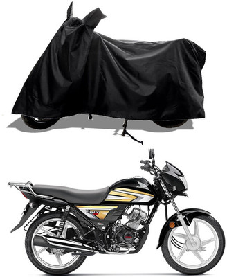 GROFATIK Two Wheeler Cover for Honda(Dream Yuga, Black)