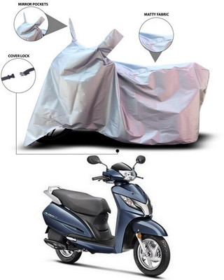 SEBONGO Waterproof Two Wheeler Cover for Honda(Activa 125, Silver)