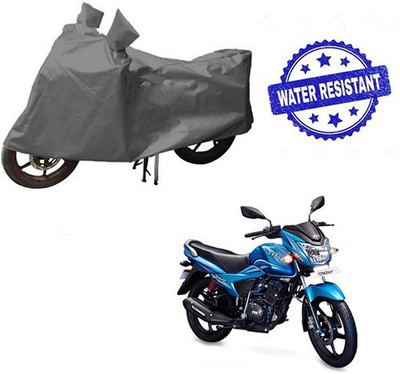 DeepShakshi AUTOMOTIVE Waterproof Two Wheeler Cover for TVS(Victor New, Grey)