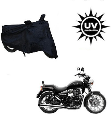 MMSSTAR Waterproof Two Wheeler Cover for Royal Enfield(Thunderbird 500, Black)
