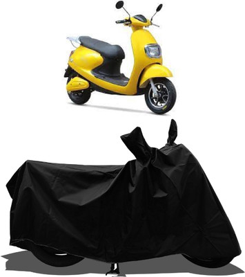 Tricway Waterproof Two Wheeler Cover for Techo Electra(Emerge, Black)