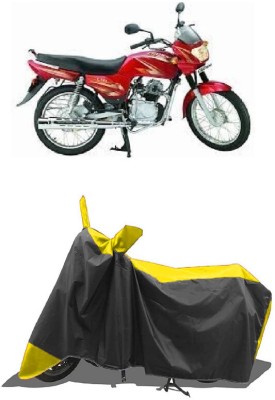 SUGASHRI Waterproof Two Wheeler Cover for LML(CRD, Yellow, Black)