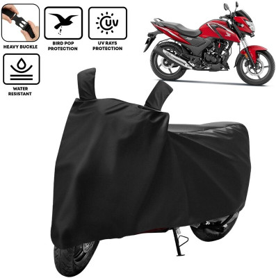 kerwa Two Wheeler Cover for Honda(SR 160, Black)