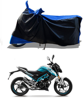 DeepShakshi AUTOMOTIVE Waterproof Two Wheeler Cover for CFMoto(150NK BS6, Blue)