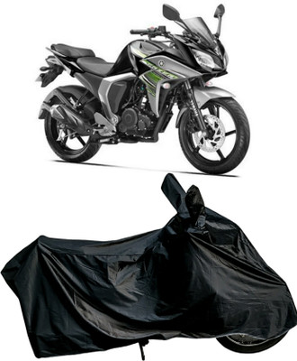 Autofly Waterproof Two Wheeler Cover for Yamaha(Fazer, Black)