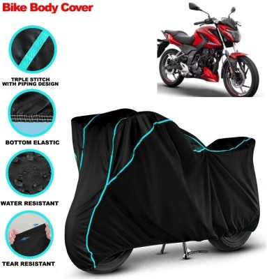 Grizzly Two Wheeler Cover for Bajaj(Pulsar 150 BS6, Black)