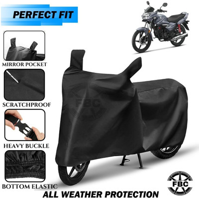 AUTOCAD Waterproof Two Wheeler Cover for Honda(Shine, Black)