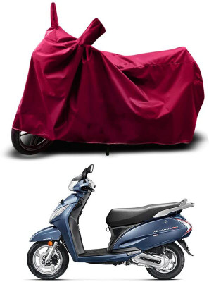 KEDIT Two Wheeler Cover for Universal For Bike(Activa 125, Maroon)