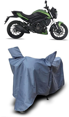 MADAFIYA Waterproof Two Wheeler Cover for Bajaj(Dominar 400, Grey)