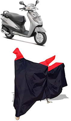 Amexride Two Wheeler Cover for Hero(Duet VX 110CC, Black)
