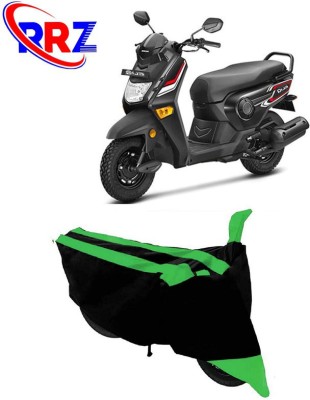 RRZ Waterproof Two Wheeler Cover for Honda(Cliq, Black, Green)