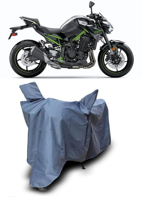 MADAFIYA Waterproof Two Wheeler Cover for Kawasaki(Z900, Grey)