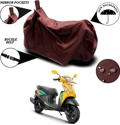 DeepShakshi AUTOMOTIVE Waterproof Two Wheeler Cover for Hero(Pleasure, Maroon)