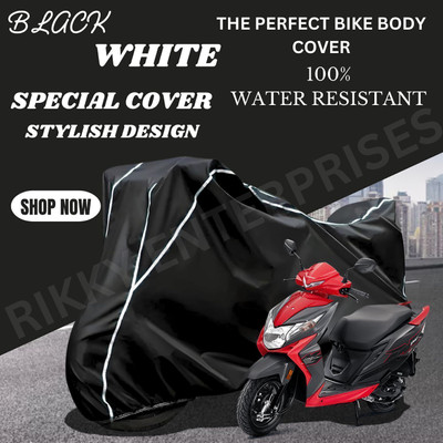 Shiv Kanha Waterproof Two Wheeler Cover for Suzuki(Gixxer, Black)