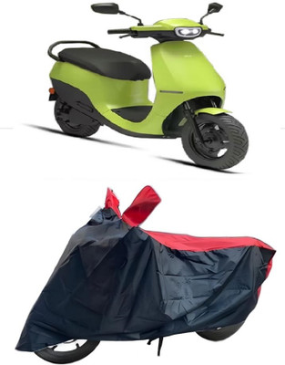 ishika Waterproof Two Wheeler Cover for Ola(Electric, Red)