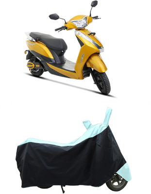 Coxtor Waterproof Two Wheeler Cover for Ampere(Magnus Pro, White)
