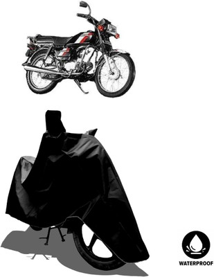 Amexride Waterproof Two Wheeler Cover for Hero(CD 100 SS, Black)