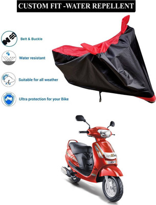 PAGORA Waterproof Two Wheeler Cover for Mahindra(Duro, Red)