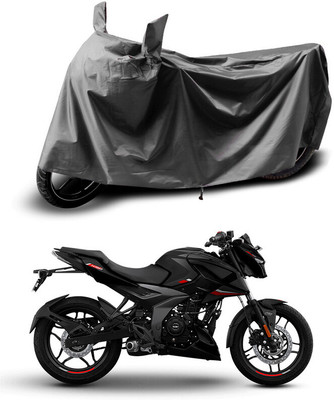 Gali Bazar Waterproof Two Wheeler Cover for Bajaj(Pulsar 160 NS DTS-i, Grey)