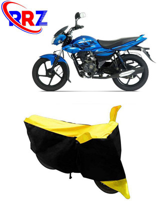 RRZ Waterproof Two Wheeler Cover for Bajaj(XCD 125cc, Black, Yellow)