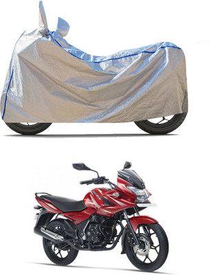 CODOKI Waterproof Two Wheeler Cover for Bajaj(Discover 150 f, Silver)