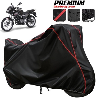 xodi Waterproof Two Wheeler Cover for Bajaj(Pulsar 180, Black, Red, Multicolor)