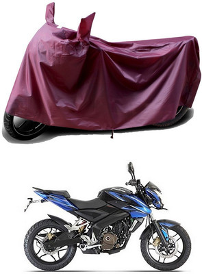 THE REAL ARV Waterproof Two Wheeler Cover for Bajaj(Pulsar 200NS FI, Maroon)