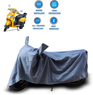 CODOKI Waterproof Two Wheeler Cover for Hero(Pleasure, Grey)