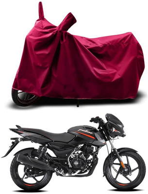 KEDIT Two Wheeler Cover for Bajaj(Pulsar 150 DTS-i, Maroon)