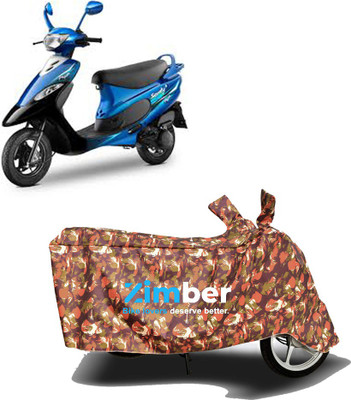 THE REAL ARV Two Wheeler Cover for TVS(Scooty Pep+, Blue)