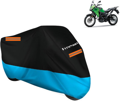 Horseyaart Waterproof Two Wheeler Cover for Kawasaki(Versys X 300 BS6, Blue)