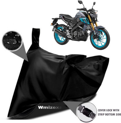 WMIZEXA Waterproof Two Wheeler Cover for Yamaha(MT 15 New BS6, Black)