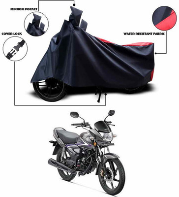 ANTHUB Waterproof Two Wheeler Cover for Honda(CB Shine, Red)