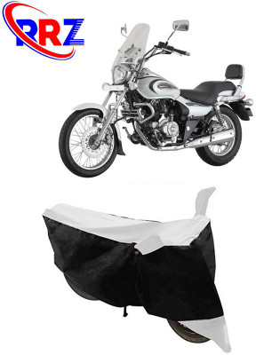 RRZ Waterproof Two Wheeler Cover for Bajaj(Avenger 220 Cruise, Black, White)