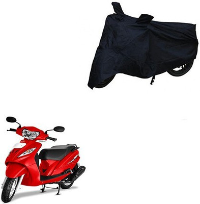 MMSSTAR Waterproof Two Wheeler Cover for TVS(Wego, Black)