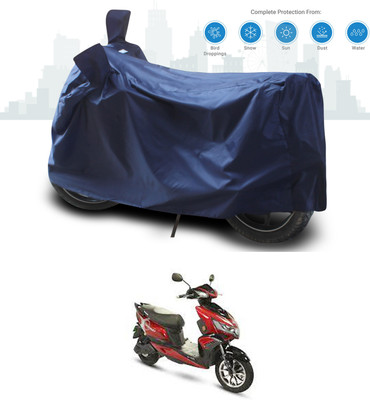 SEBONGO Waterproof Two Wheeler Cover for Okinawa(Praise, Blue)